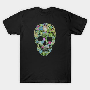 Skull of flowers T-Shirt